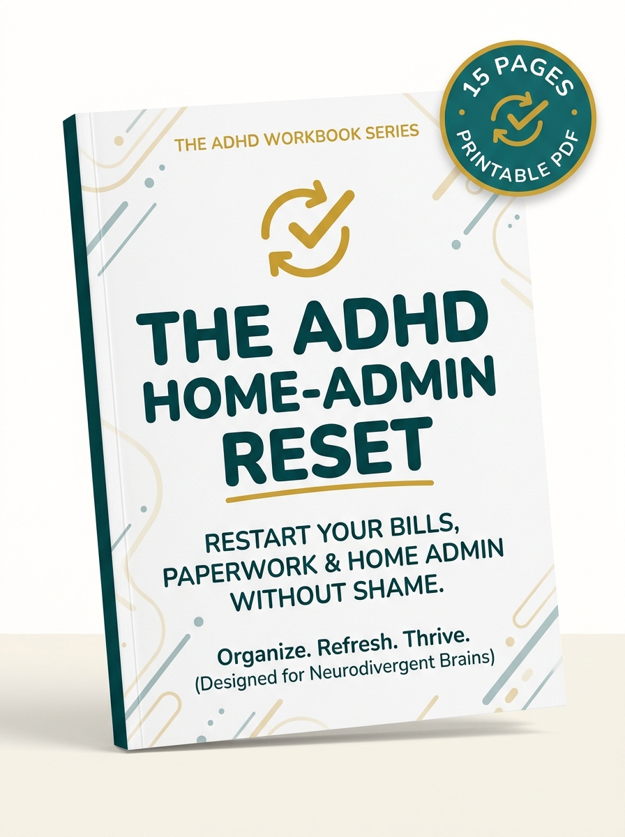 The ADHD Home-Admin Reset — PDF cover